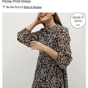 Mango by Zara floral dress
